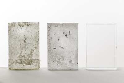 Cases, 2014. 24,4 x 57 x 5cm. Plexiglass, acetone, acid, water. - © Ben Elliot