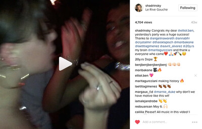 (link: http://bit.ly/2wuPdqE text: watch video on instagram popup: yes) - © Ben Elliot