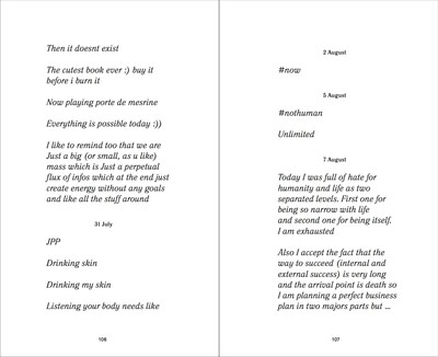 Diary extracts - © Ben Elliot