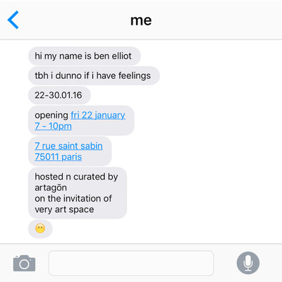 tbh i dunno if i have feelings - © Ben Elliot